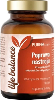 Suplement diety Pureo Health Life Balance Poprawa nastroju 60 kapsułek (5907637934942)