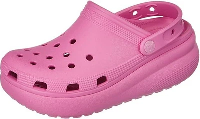 Кроксы детские на платформе Crocs Classic Cutie Clog Taffy Pink 33