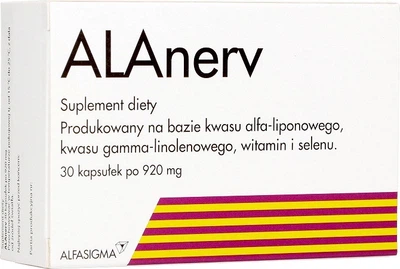 Дієтична добавка Alfasigma ALAnerv 920 мг 30 капсул (8020030000520)