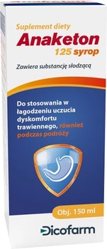 Дієтична добавка Dicofarm Polska Anaketon 125 Сироп 150 мл (8033300191231)
