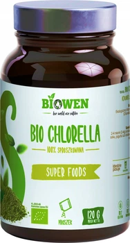Дієтична добавка Biowen Bio Chlorella в порошку 120 г (5903636627328)