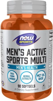Suplement diety Now Foods Men's Active Sports Multi 90 kapsułek (733739038906)