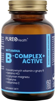 Suplement diety Pureo Health Witamina B-Complex + Active 60 kapsułek (5907637934331)