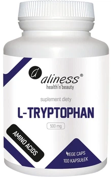 Дієтична добавка Aliness L-Tryptophan 500 мг 100 капсул (5903242580826)