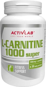 Suplement diety ActivLab L-Carnitine 1000 Super 30 kapsułek (5907368801155)