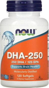 Дієтична добавка Now Foods DHA-250 120 капсул (733739016102)