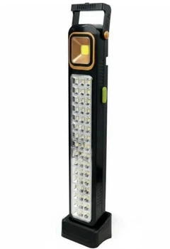 Портативная LED-лампа HEL-6866T светильник с аккумулятором и солнечной панелью