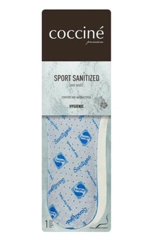 Стельки Coccine Sport Sanitized — анатомические спортивные с антибактериальным покрытием. Размер 45