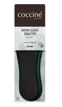 Стельки Coccine Aroma Silver Bioactive — антибактериальные с ионами серебра и амортизацией Shock Absorber. Размер 46