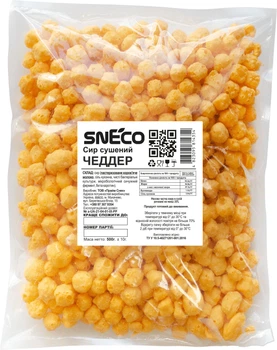 Сыр сушеный snEco Чеддер 500 г (0.5 кг) (4823095814354)