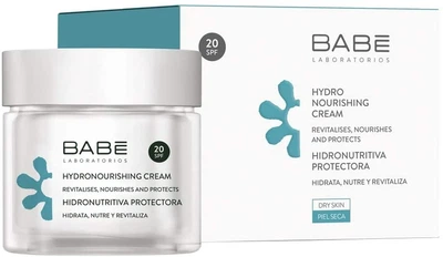 Крем для лица увлажняющий питательный с SPF 20 babe laboratorios 50 мл