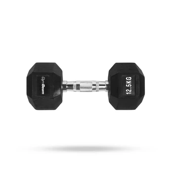 Гексагональна гантель білий 12.5 kg - GymBeam Accessories