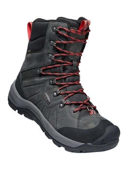 Ботинки KEEN Revel IV High Polar M Magnet/Red Carpet 44 + Подарок Спрей для водостойкой пропитки обуви Grangers Footwear Repel Plus 50 ml