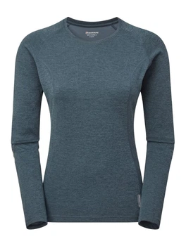 Лонгслів жіночий термокофта MONTANE Female Dart Long Sleeve T-Shirt Orion Blue XS