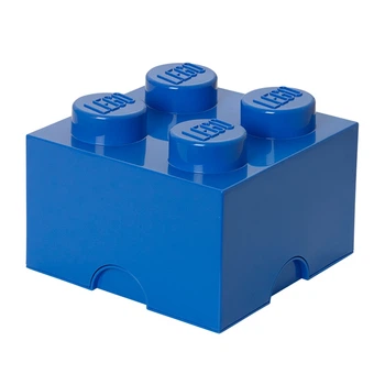Бокс для зберігання Цеглинка LEGO® 4 синій (40031731)