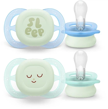 Пустышка ортодонтическая "Ultra Start", 0+ мес, 2 шт., бирюзовая - Philips Avent 2шт (1348135-896885650-2)