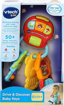Zabawka interaktywna Vtech Drive & Discover Baby Keys (edycja angielska)(3417765051036)