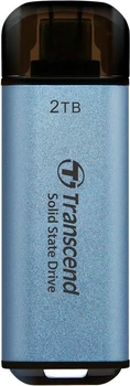 Dysk SSD Transcend ESD300 2TB USB 3.1 Gen 2 Type-C 3D NAND Sky Blue (TS2TESD300C) Zewnętrzny