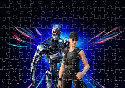 Пазл Із Маленькими Елементами T-800 Sarah Connor Розмір A3