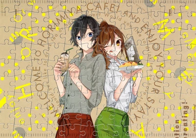 Пазл Із Маленькими Елементами Хоримия/Horimiya 3 Розмір A4