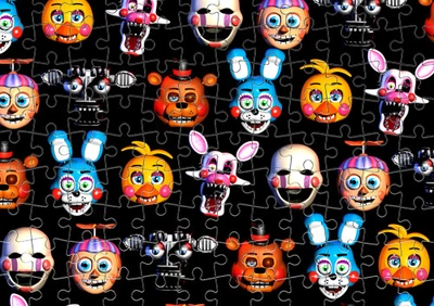 Пазл Із Маленькими Елементами Fnaf [12] Розмір A4