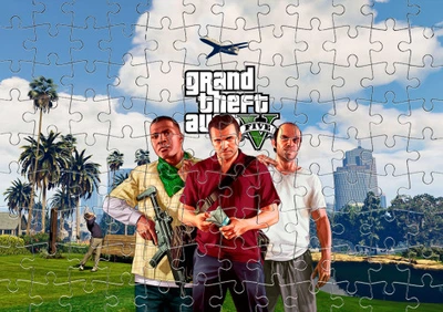 Пазл Із Маленькими Елементами Gta V (1) Розмір A3