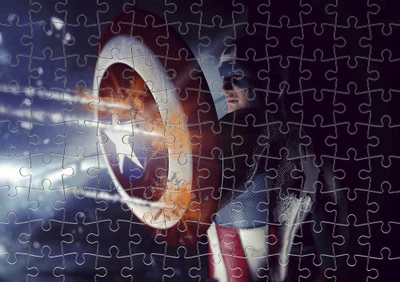 Пазл Із Маленькими Елементами Captain-America-8 Розмір A4