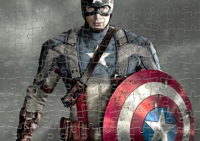 Пазл Із Маленькими Елементами Captain-America-11 Розмір A3