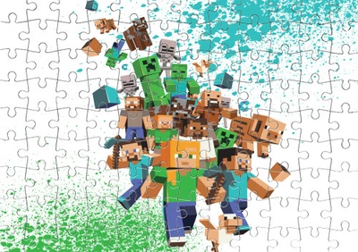 Пазл Із Маленькими Елементами Minecraft Розмір A5