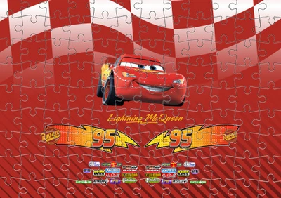Пазл Із Маленькими Елементами Тачки / Cars [1] Розмір A4