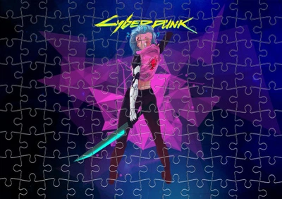 Пазл Із Маленькими Елементами Cyberpunk 2077 Girl 6 Розмір A4
