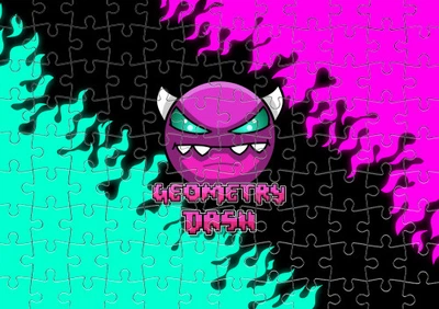 Пазл Із Маленькими Елементами Geometry Dash [14] Розмір A4