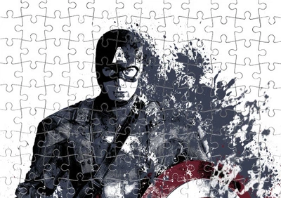 Пазл Із Маленькими Елементами Captain-America-7 Розмір A5