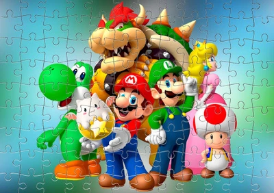 Пазл Із Маленькими Елементами Mario Розмір A4