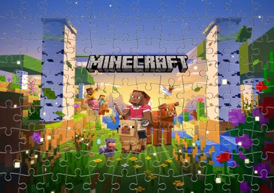 Пазл Із Маленькими Елементами Minecraft Spring To Life Розмір A3