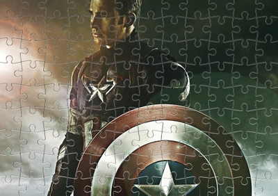Пазл Із Маленькими Елементами Captain-America-4 Розмір A3