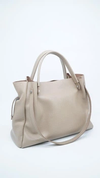 Сумка шоппер з короткими ручками велика жіноча ARTiS Bags 1654 140 темно-бежева