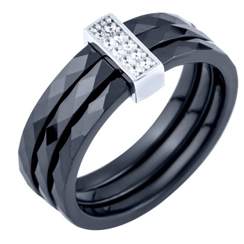 Серебряное кольцо с керамикой, вес изделия 5,02 гр (1886168)