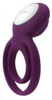 Двойное виброкольцо Svakom Tammy Vibrating Ring Violet 8х2.8 см Фиолетовое (6959633133385)