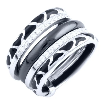 Серебряное кольцо с , керамикой, вес изделия 9,02 гр (1728529)