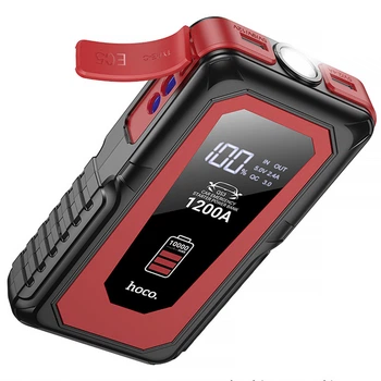 Пусковое устройство (бустер) для автомобиля Hoco QS3 Victory 10000 mAh Black