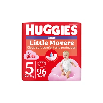 Подгузники Huggies Little Movers/Pants 5 (12-17 кг) для девочек 96 шт (5029054568170)