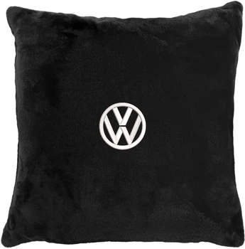 Подушка декоративная Evatech Volkswagen Черная с вышивкой 35х35 см (MPCSSBV032)