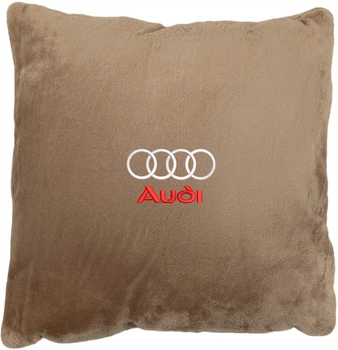 Подушка декоративная Evatech Audi Бежевая с вышивкой 35х35 см (MPCSSIV003)