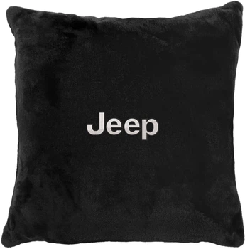 Подушка декоративная Evatech Jeep Черная с вышивкой 45х45 см (MPCSHBV014)