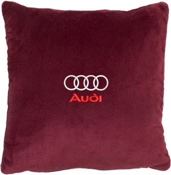 Подушка декоративная Evatech Audi Красная с вышивкой 35х35 см (MPCSSRV003)