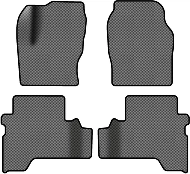 EVA килимки EVAtech в салон авто для Ford Escape 2012-2015 3 покоління SUV USA 4 шт Grey/Black (FD1577PEC4RGB)