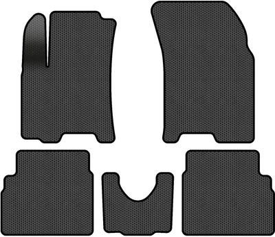 EVA килимки EVAtech в салон авто для Chevrolet Aveo (T250) 3-doors Restyling 2005-2011 1 покоління Htb EU 5 шт Black (CT337C5SBB)