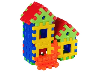 Конструктор-пазли Будиночок 3-х поросят, Toys-Plast, 25 дит., ІП.09.003
