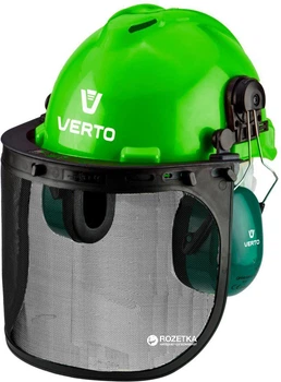 Щиток захисний Verto для обличчя з навушниками та каскою 3 в 1 (97H300)